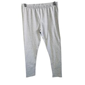 Children's Place Girls Size L Leggings Solid Gray Casual Comfy Everyday Basic
